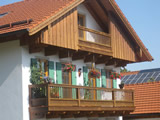 Ausführung aller Zimmererarbeiten, incl. Balkon