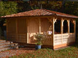 Errichtung eines Pavillon